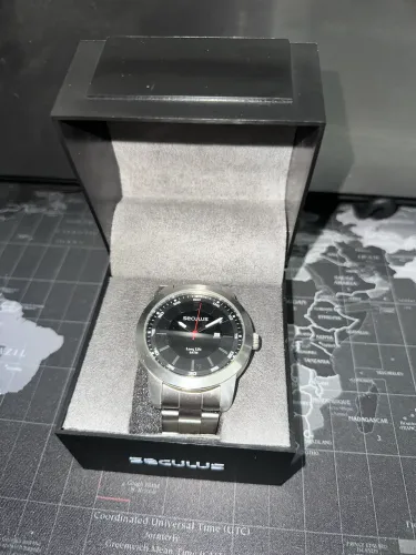 Relógio Seculus Prata Long Life 5ATM Original 