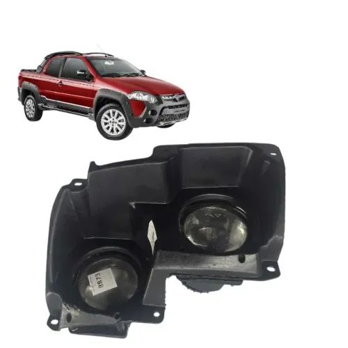 Suporte com Farol Milha Esquerdo Strada Adventure 2014/2016