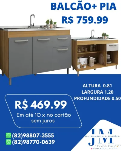 PROMOÇÃO DE BALCAO PRA PIA