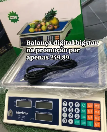 BALANÇA COMERCIAL BIGSTAR DIVEROS ENTREGAMOS