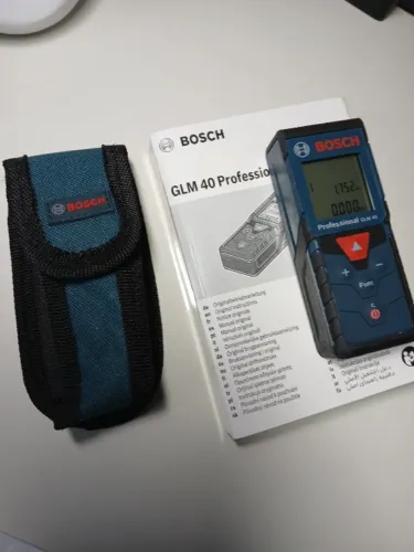 Trena A Laser Bosch Glm 40 Com Bolsa E Manual