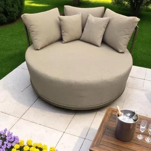 CHAISE  LUXO IMPERMEÁVEL PARA JARDIM