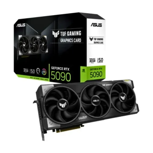 Placa de Vídeo Nvidia Geforce Asus Tuf Gaming RTX 5090 32GB, GDDR7, 512 Bits