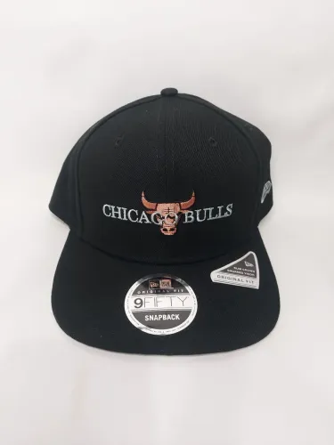 Boné Chicago Bulls preto - New era - 9fifty - Snapback - Nba - Basquete