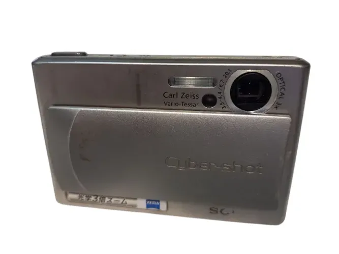 Sony Câmera Cybershot Dsc-t10 De 7,2 Mp Zoom Óptico 3x Prata Cinza-escuro