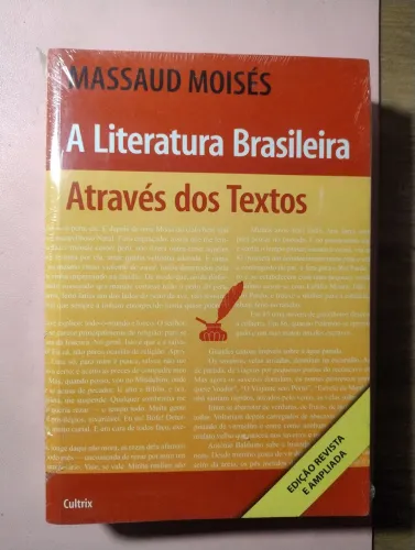 A Literatura Brasileira Através dos Textos - Massaud Moisés. Livro LACRADO!!!!