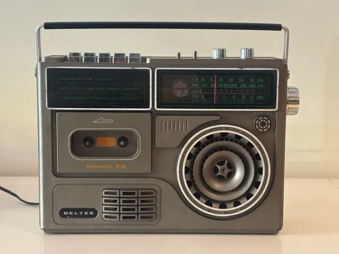 Rádio Gravador anos 80