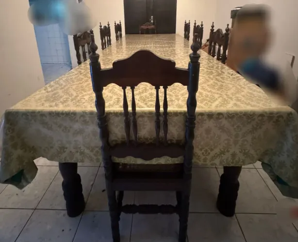 Mesa madeira 8 lugares