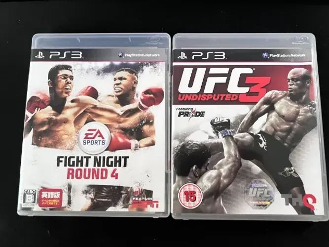 Jogos UFC 3 e Fight Night 4 PS3