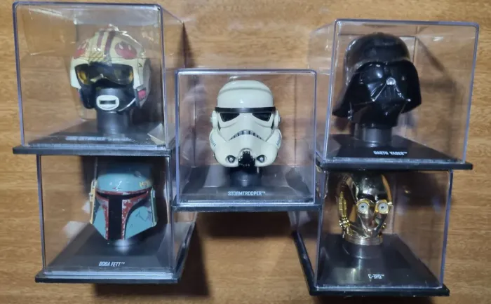 Lote de 5 capacetes: Star Wars - Planeta DeAgostini (Acompanham as revistas)