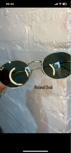 Óculos de Sol Ray-Ban Oval Dourado gold lentes cristal 