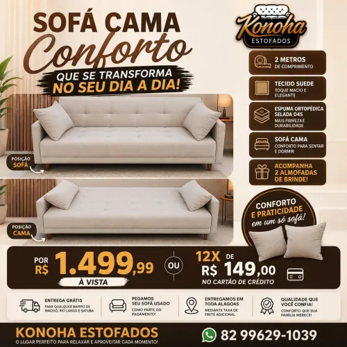 Sofá cama (NOVO)