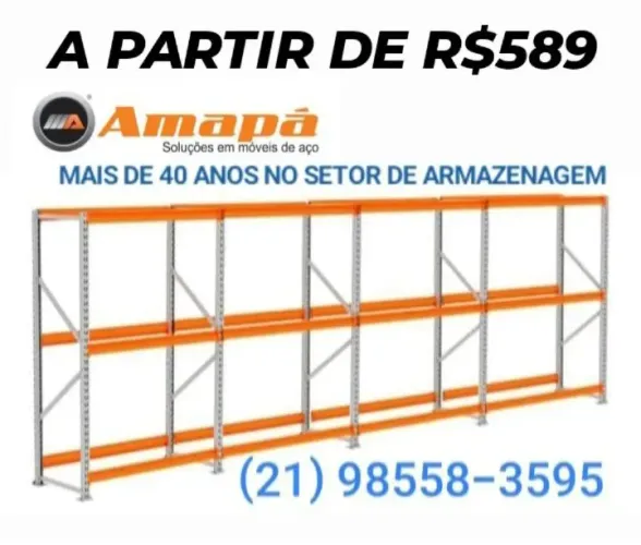 Mini Porta Pallet Amapá p/ Cargas Pesadas