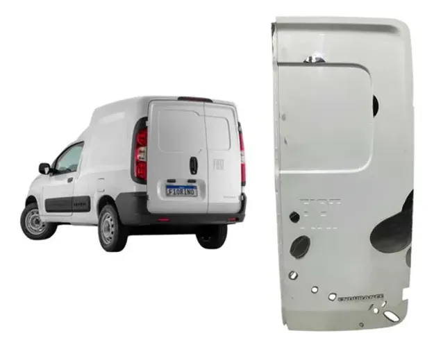 Tampa Traseira Direita Fiat Fiorino 2015 A 2020 Original Branco