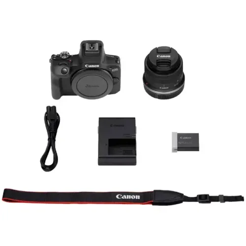 (NOVA NA CAIXA) Câmera Digital Canon EOS R100 Kit - 24.1MP - 18-45MM - Wi-Fi - 3'' - Preto