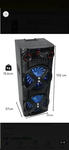 Caixa de som polyvox XT-2000T