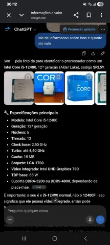 Vendo processador Intel core i5