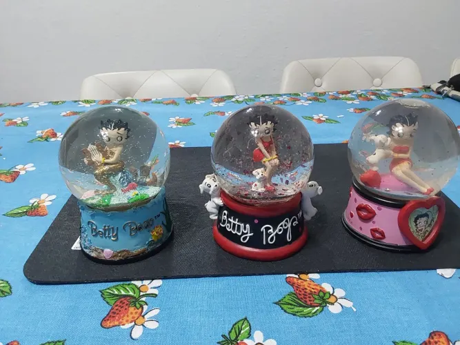 Betty boop 3 lindas peças para colecionador