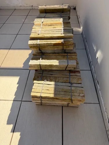 Vendo acabamento para parede tijolinho arenito 9m