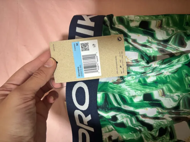 shorts nike pro verde m