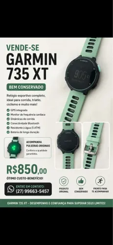 Vende-se Garmin 735 XT