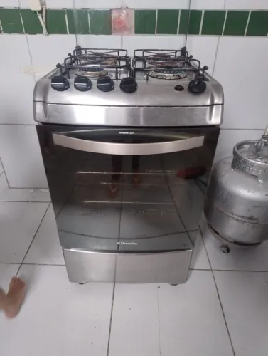 Fogão eletrolux inox 4 bocas
