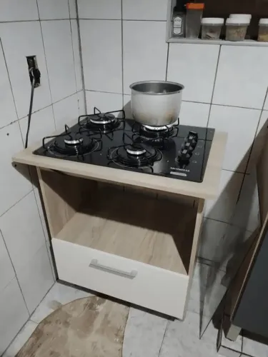 Balcão para cooktop 4 bocas NOVO!