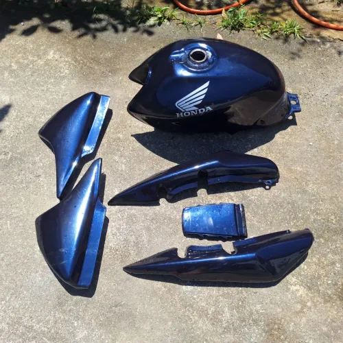 TANQUE + CARENAGENS + JOGO DE SETAS LED CG TITAN KS 2004 2005 2006 2007 2008