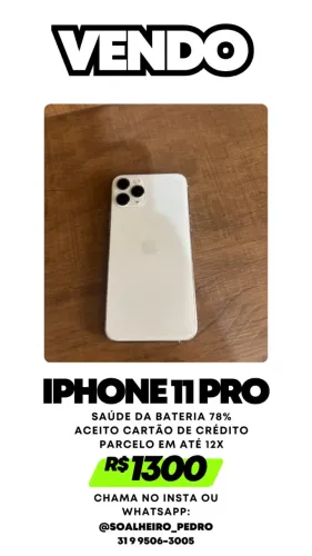 Vendo Iphone 11 Pro