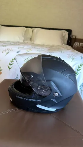 Capacete Harley-Davidson Original Modular Preto Fosco 62