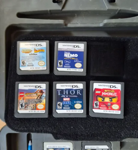 5 jogos nintendo ds