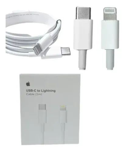 Kit 10 Cabos 1m Tipo C Para Lightning (iPhone)