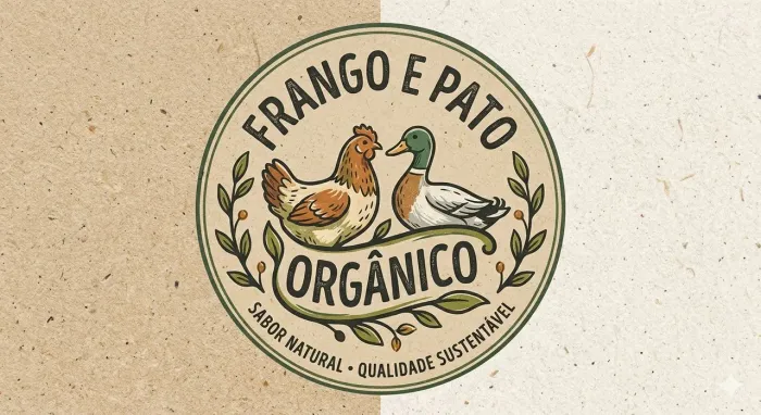 Frango e pato orgânico(caipira)