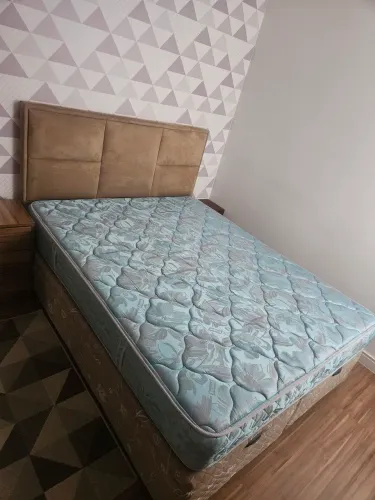Cama box queen com colchão Probel