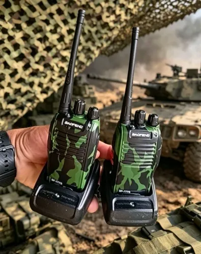 RADIO COMUNICAÇÃO CAMUFLADO DO EXÉRCITO 