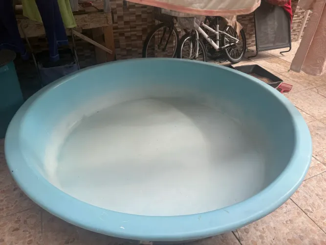 Piscina mil litros redonda de fibra
