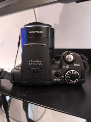 Vendo câmera Canon PowerShot SX500 semi nova