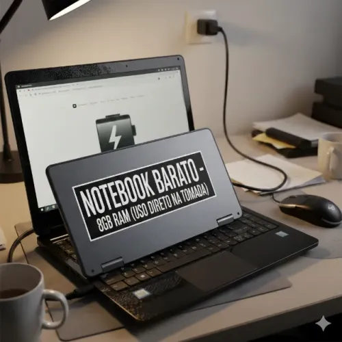 NOTEBOOK BARATO - 8GB RAM (USO DIRETO NA TOMADA)