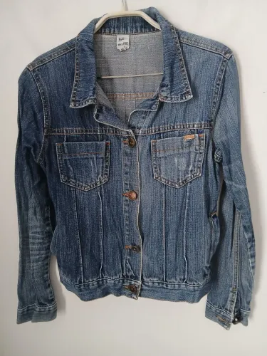 JAQUETA FEMININA JEANS POOL ORIGINAL ANOS 90/2000 N36 ANOS 90