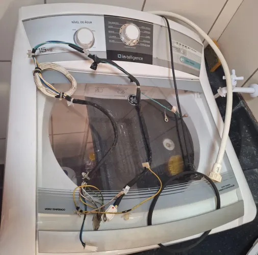 Tampa da máquina GE 15KG, Agitador e Chicote