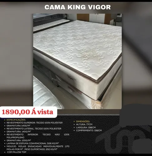 Cama king Vigor