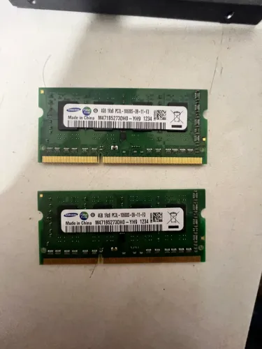 Memória Ram 2x4 total 8gb ddr3