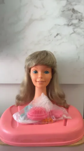 Busto Barbie Face & Hair anos 80