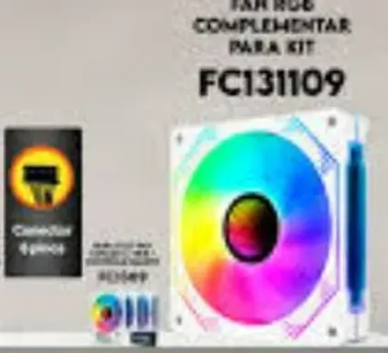 FAN 120MM HAYOM FC1304 P/ CONTROLADORA BRANCA