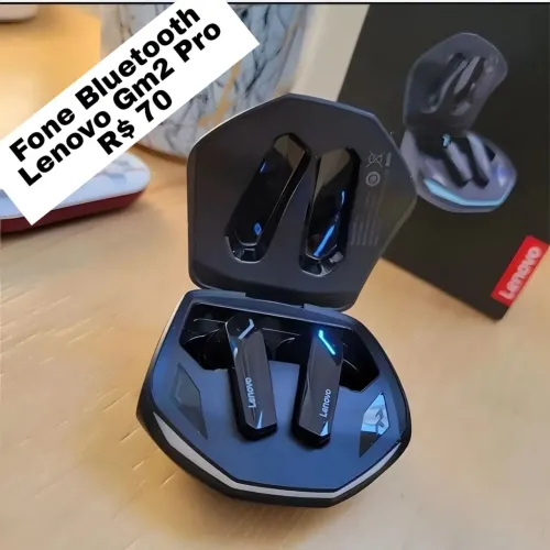 Fone Bluetooth Lenovo Gm2 Pro R$ 70