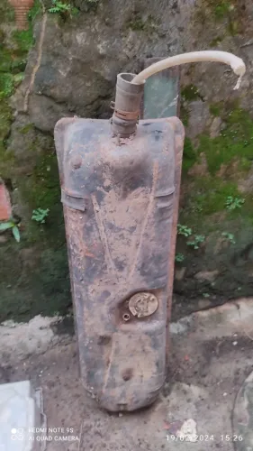 Pneu, tanque, eixo traseiro completo