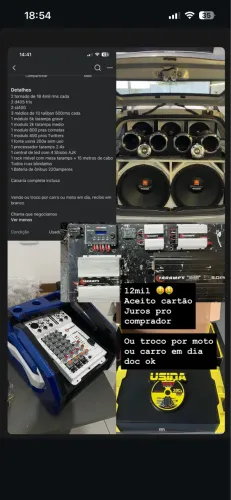 Paredão Som automotivo forte