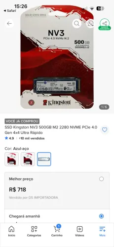 SSD NV3 M2 500GB