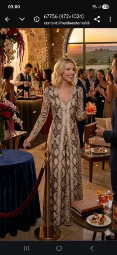 Vestido animal print Zinzane
