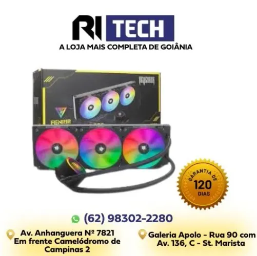 Water Cooler Gamer 360mm Triplo Revenger G-VR360 Potente